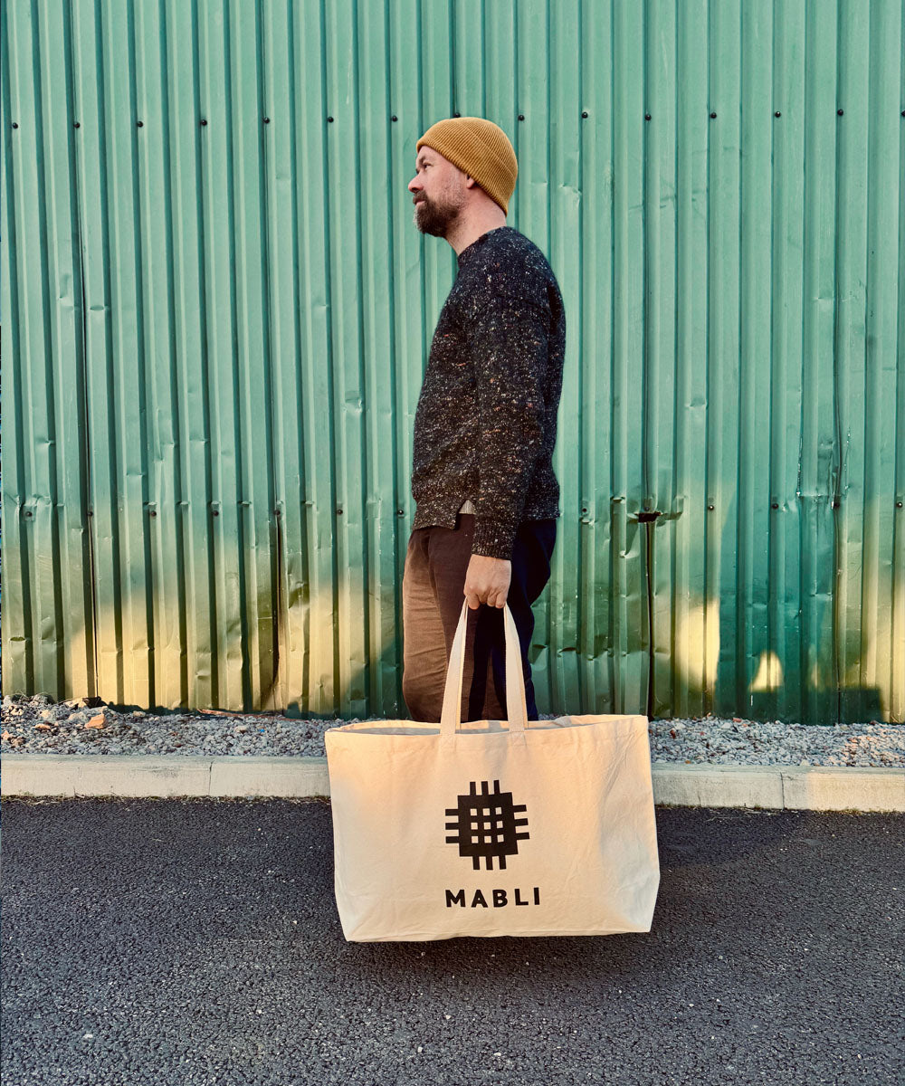 MABLI Big Shopper Tote Bag Natural