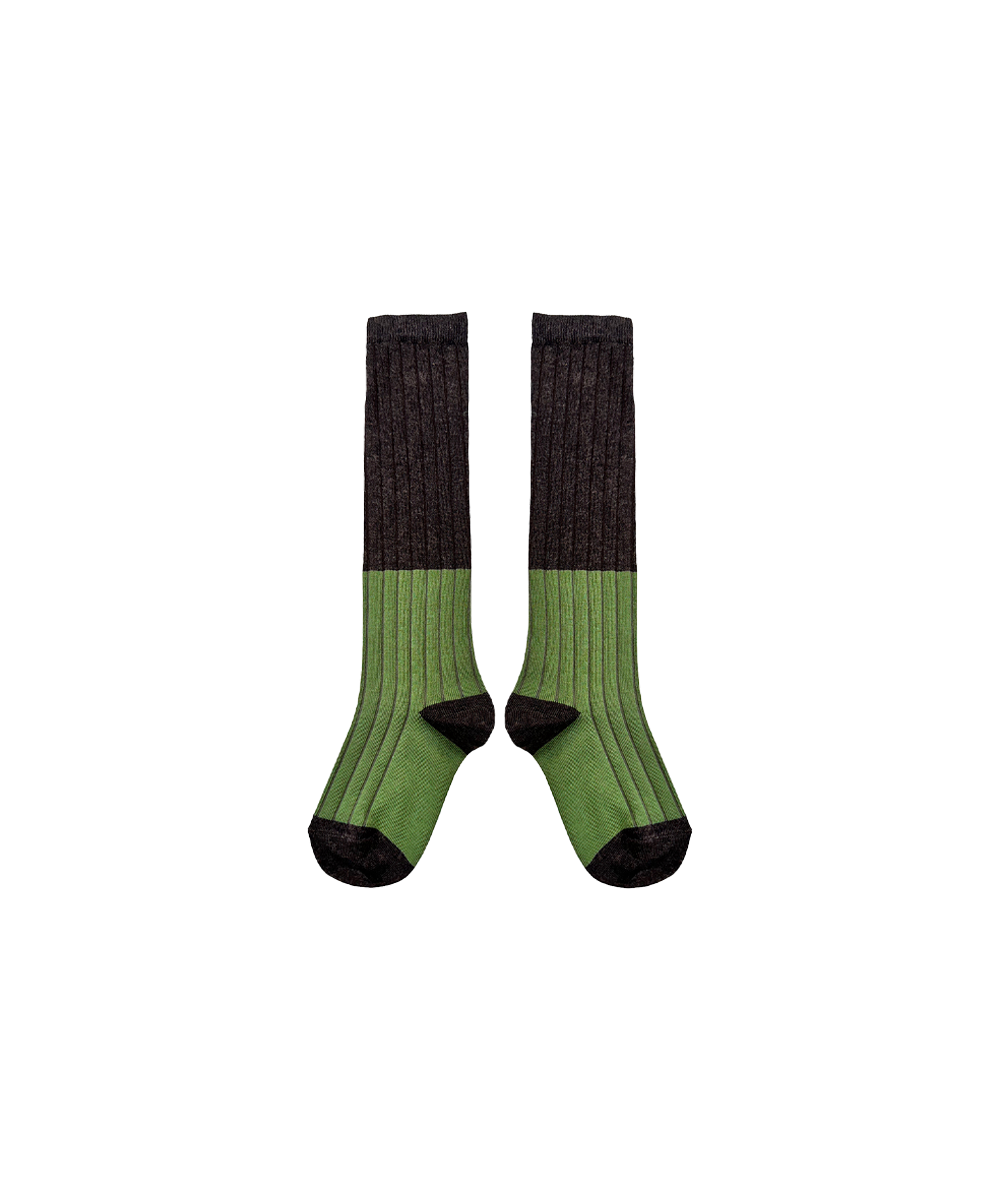 Gwyllion Socks - Monstera / Umber