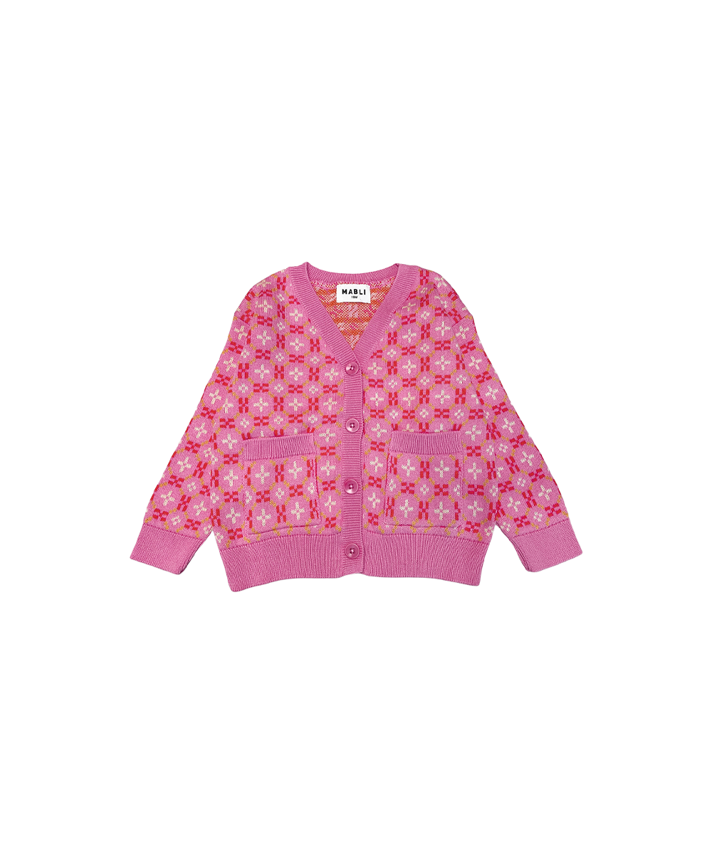 Petal Cardigan - Rose