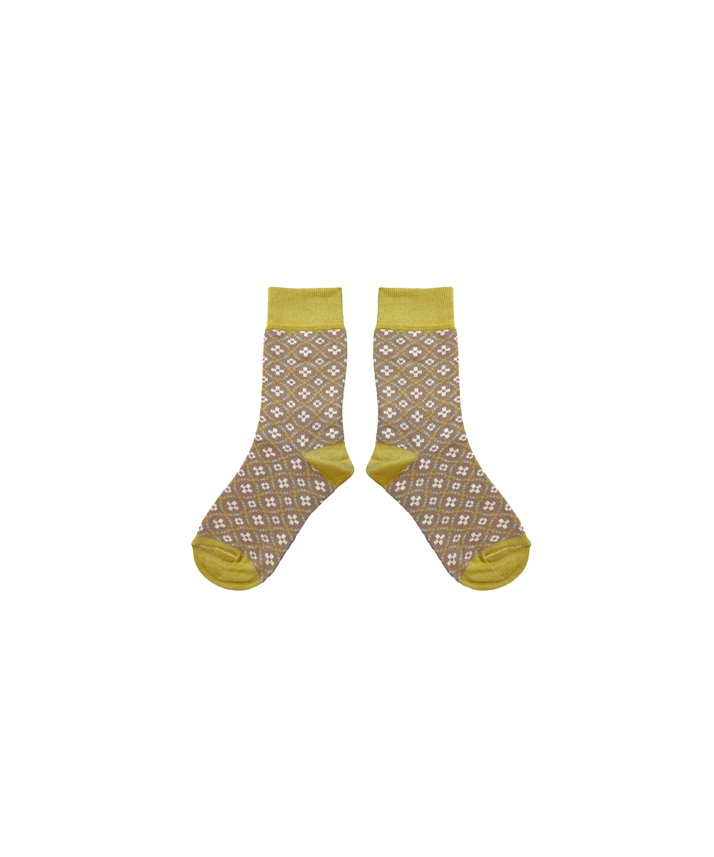 Petal Short Socks - Portobello