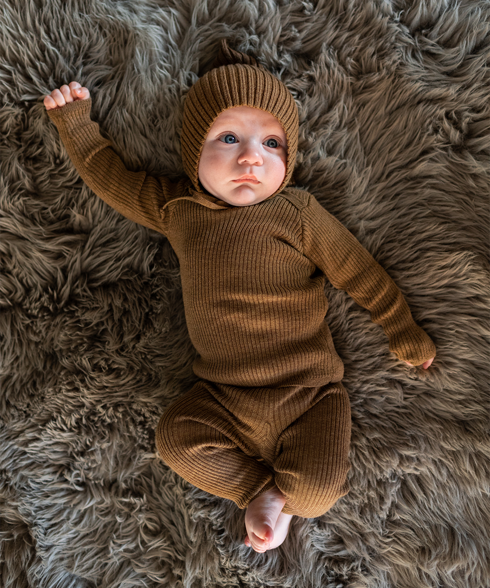 Sylfaen Pixie Bonnet - Pecan - Baby