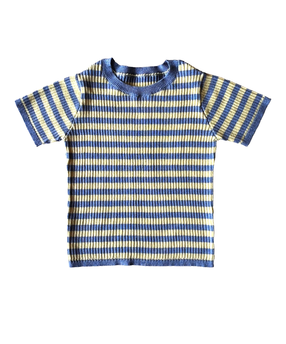 Barri Tee - Chambray Blue/Yuzu