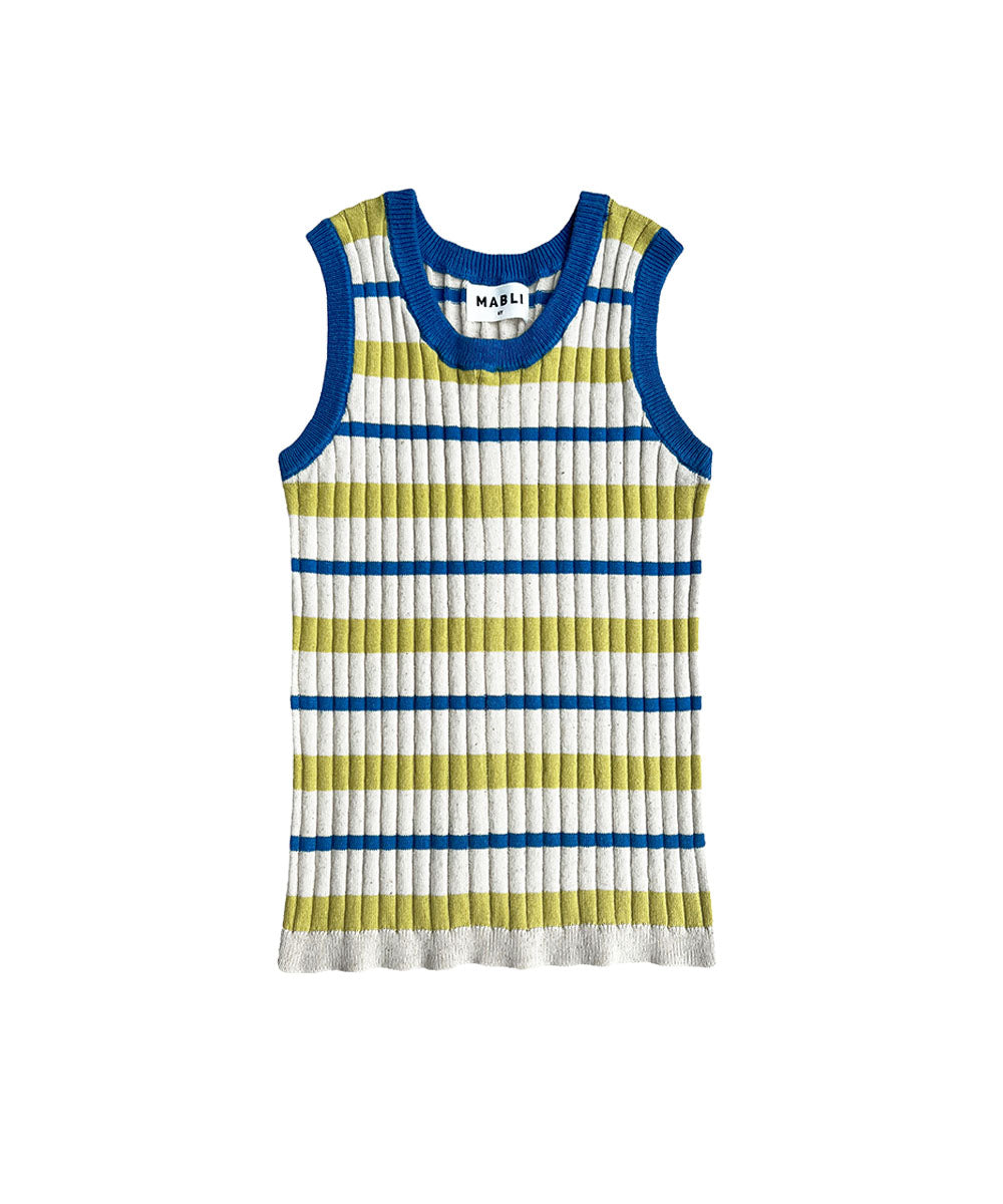 Tenby Tank Apple Stripe - Child