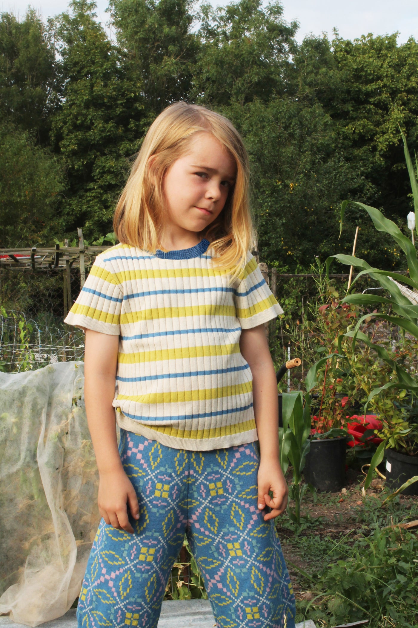 Tenby Tee Apple Stripe - Child