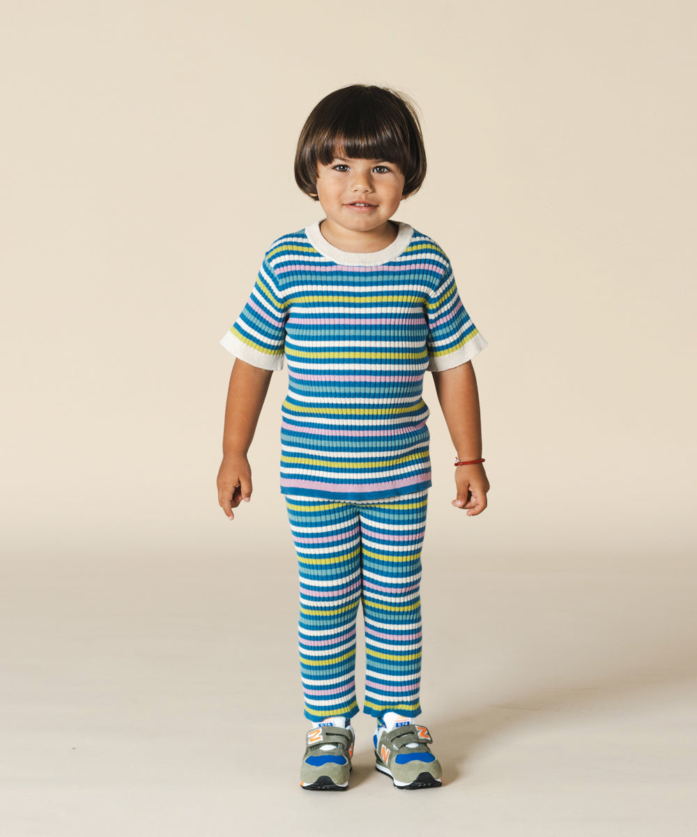 Aeron Pants Cobalt Stripe - Child